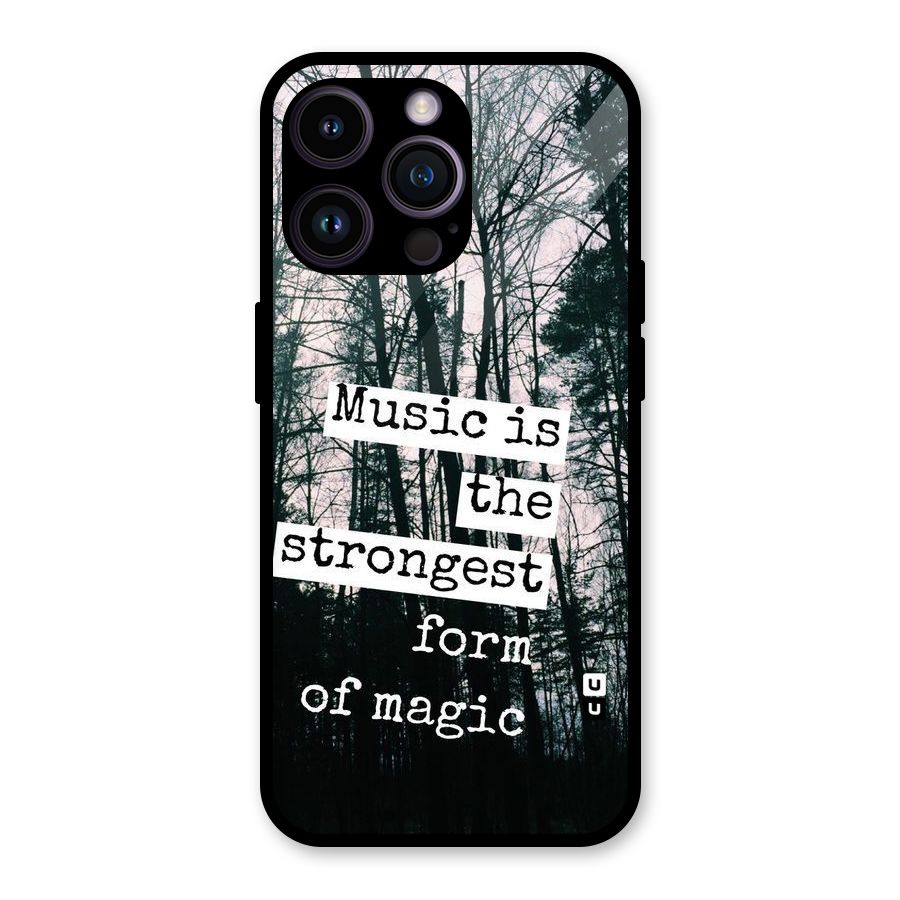 Music Magic Glass Back Case for iPhone 14 Pro Max