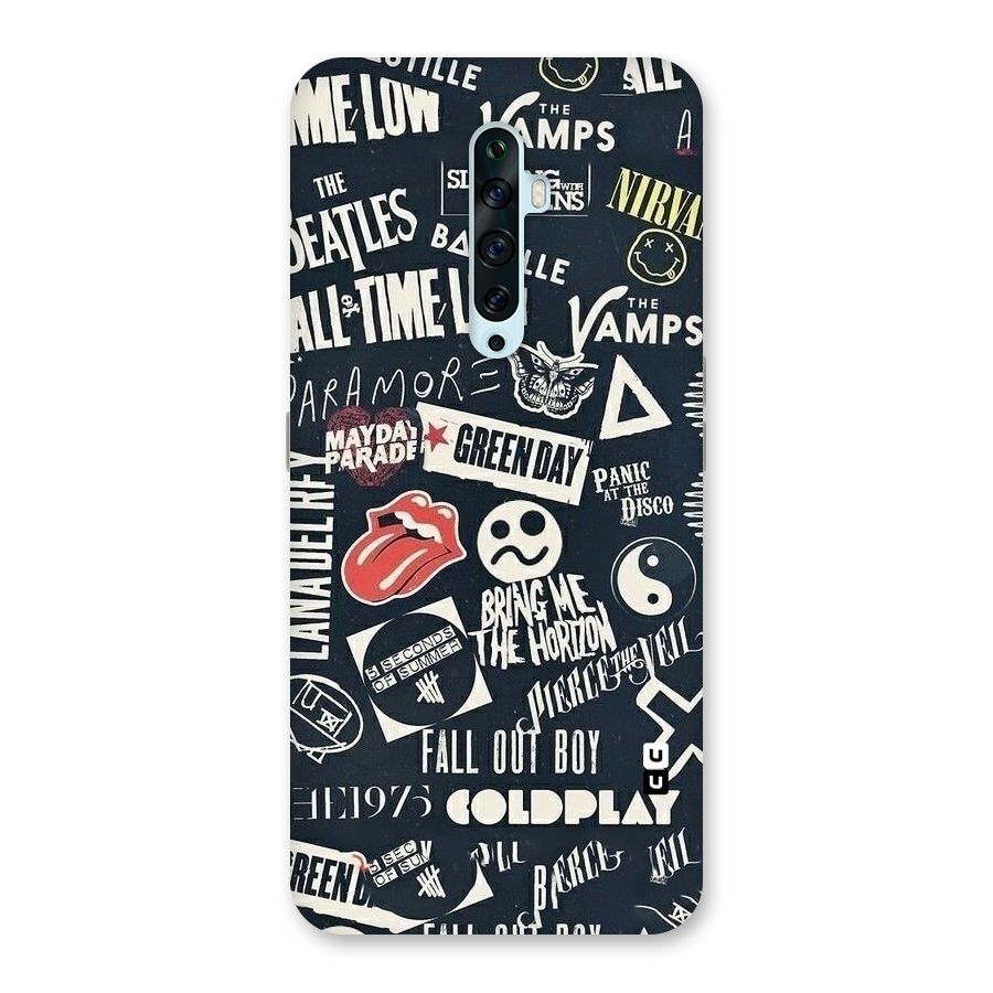 Music My Paradise Back Case for Oppo Reno2 Z