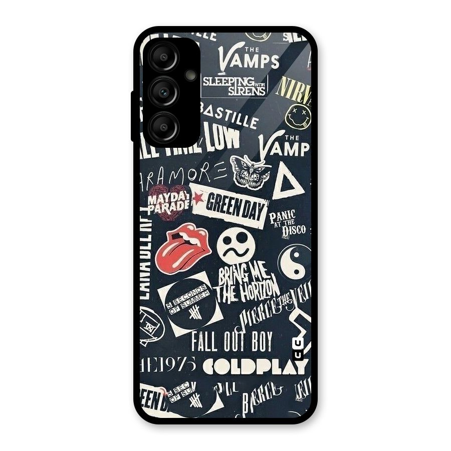 Music My Paradise Glass Back Case for Galaxy A14 5G