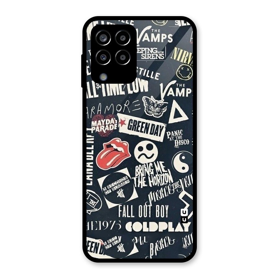 Music My Paradise Glass Back Case for Galaxy M33