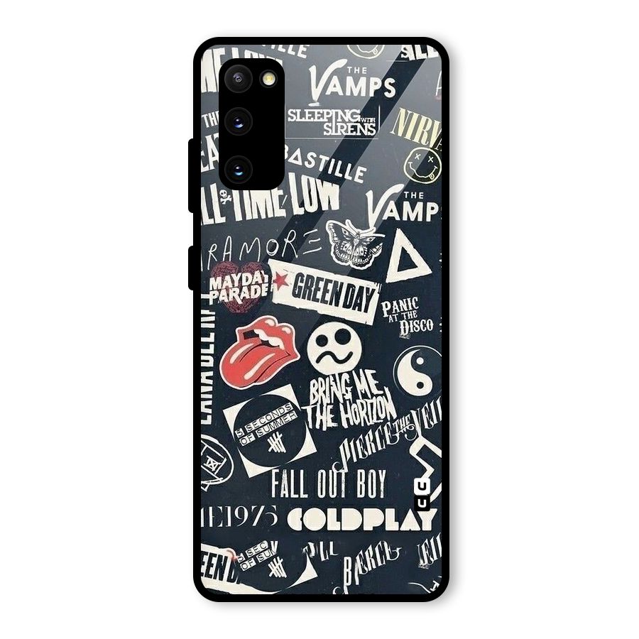 Music My Paradise Glass Back Case for Galaxy S20 FE 5G