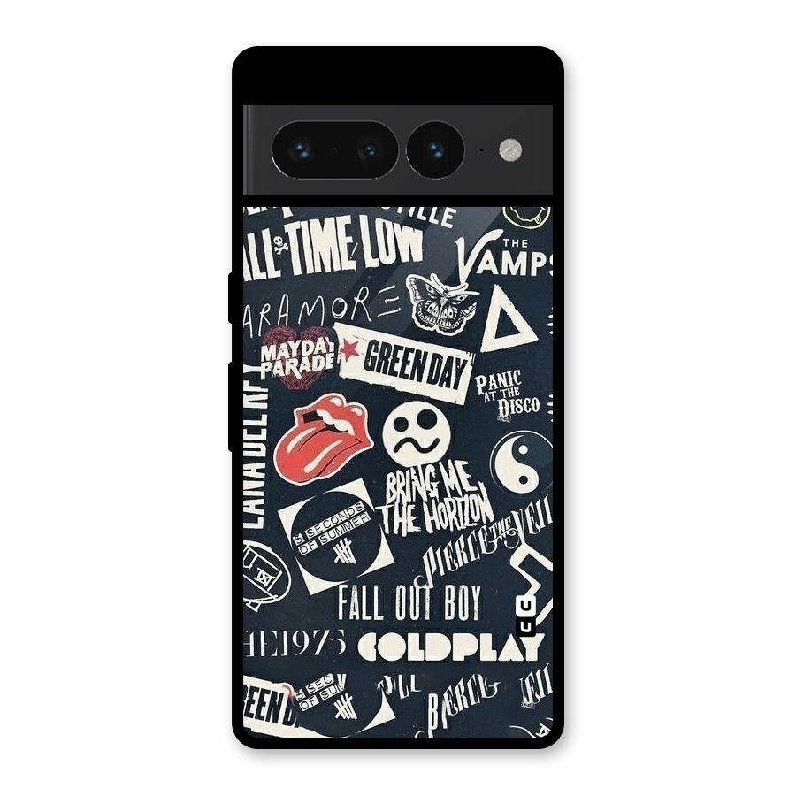 Music My Paradise Glass Back Case for Google Pixel 7 Pro