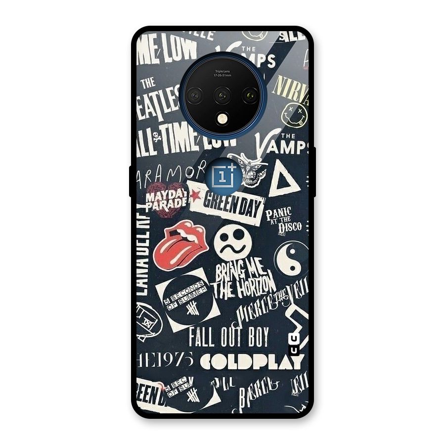 Music My Paradise Glass Back Case for OnePlus 7T