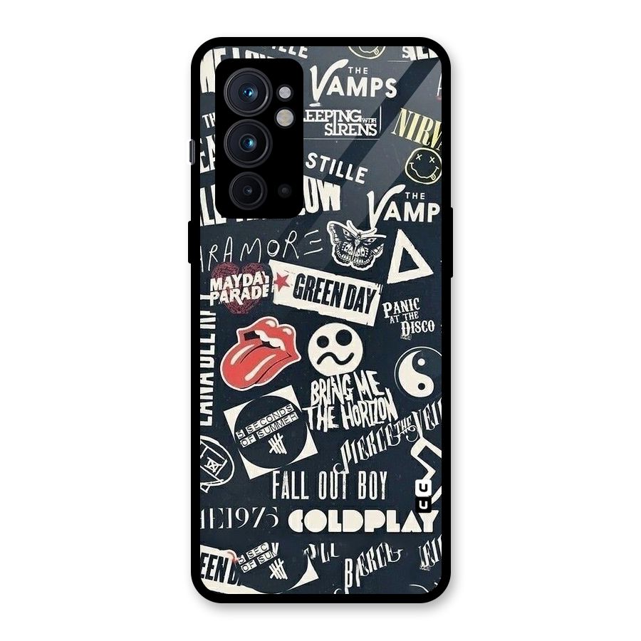 Music My Paradise Glass Back Case for OnePlus 9RT 5G