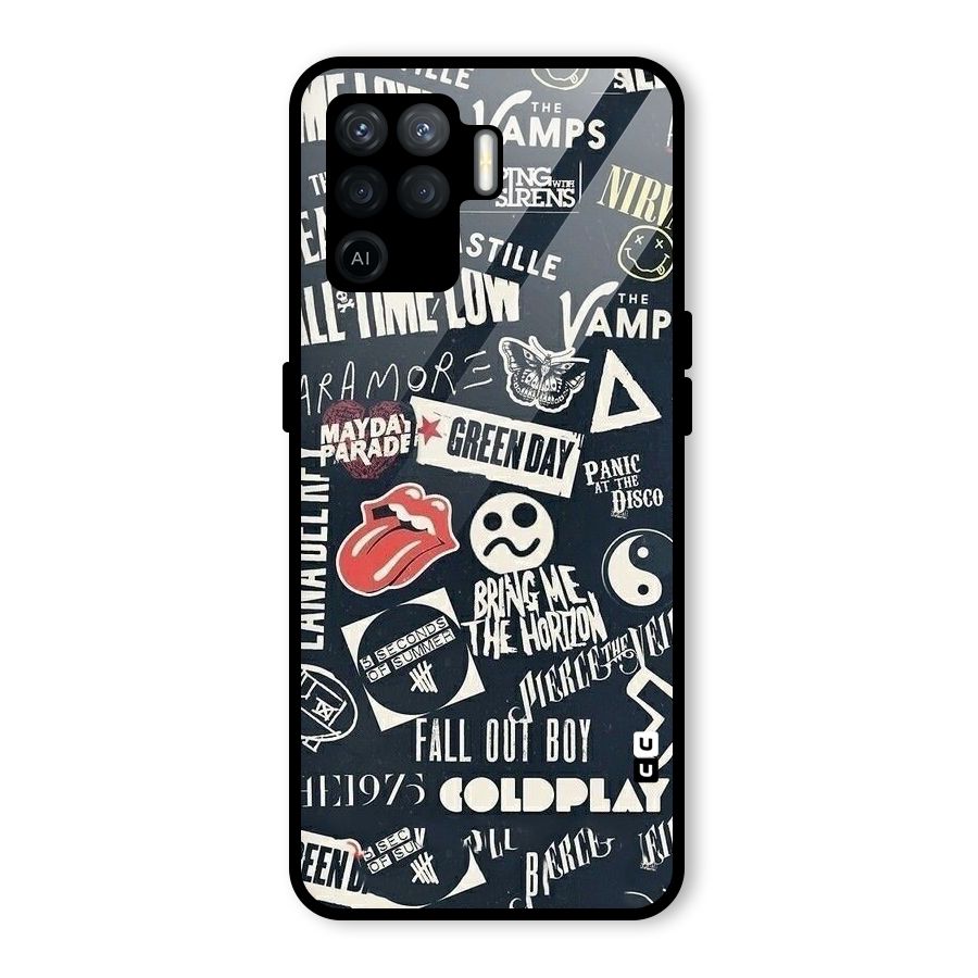Music My Paradise Glass Back Case for Oppo F19 Pro