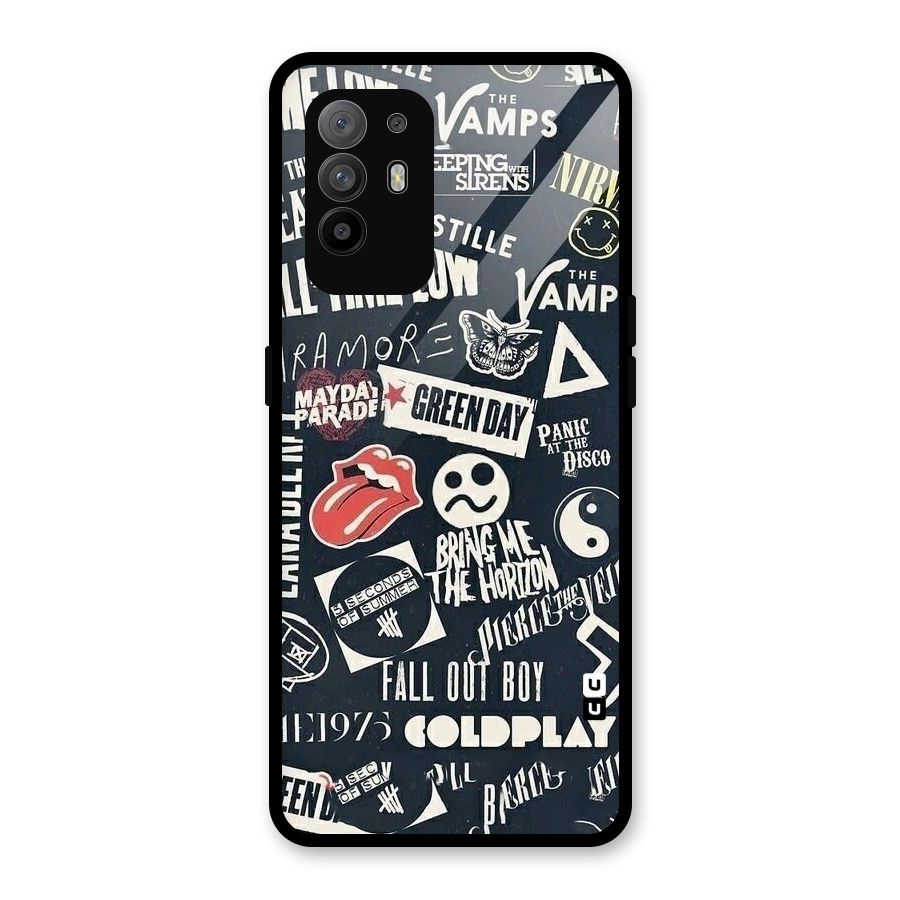 Music My Paradise Glass Back Case for Oppo F19 Pro Plus 5G