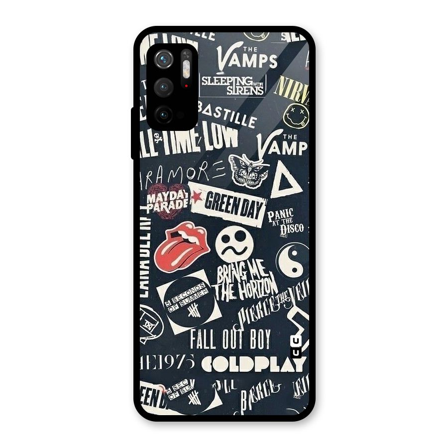 Music My Paradise Glass Back Case for Poco M3 Pro 5G