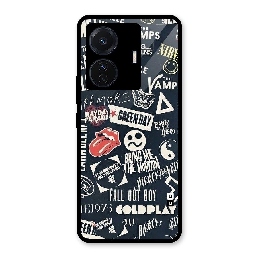 Music My Paradise Glass Back Case for Vivo T1 Pro