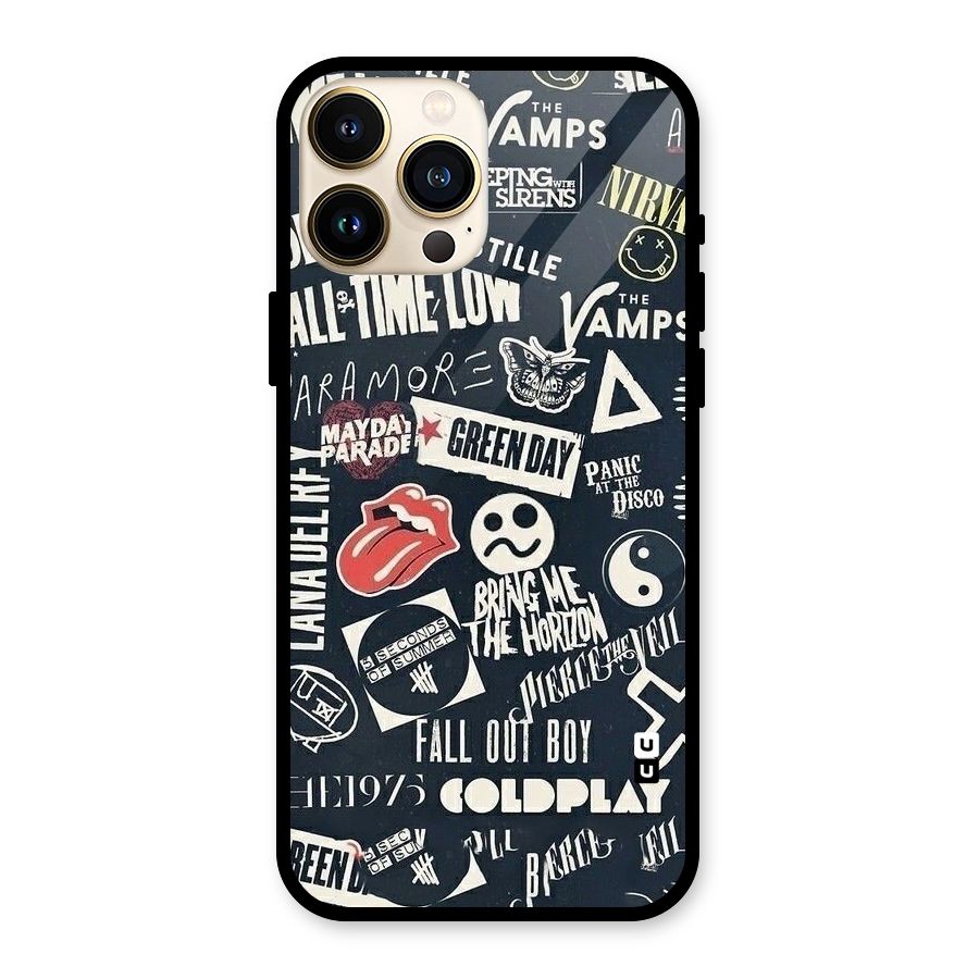 Music My Paradise Glass Back Case for iPhone 13 Pro Max