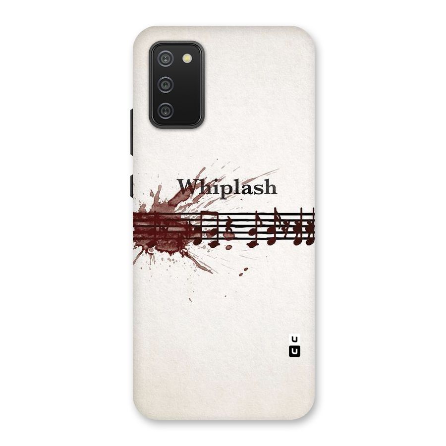 Music Notes Splash Back Case for Galaxy M02s
