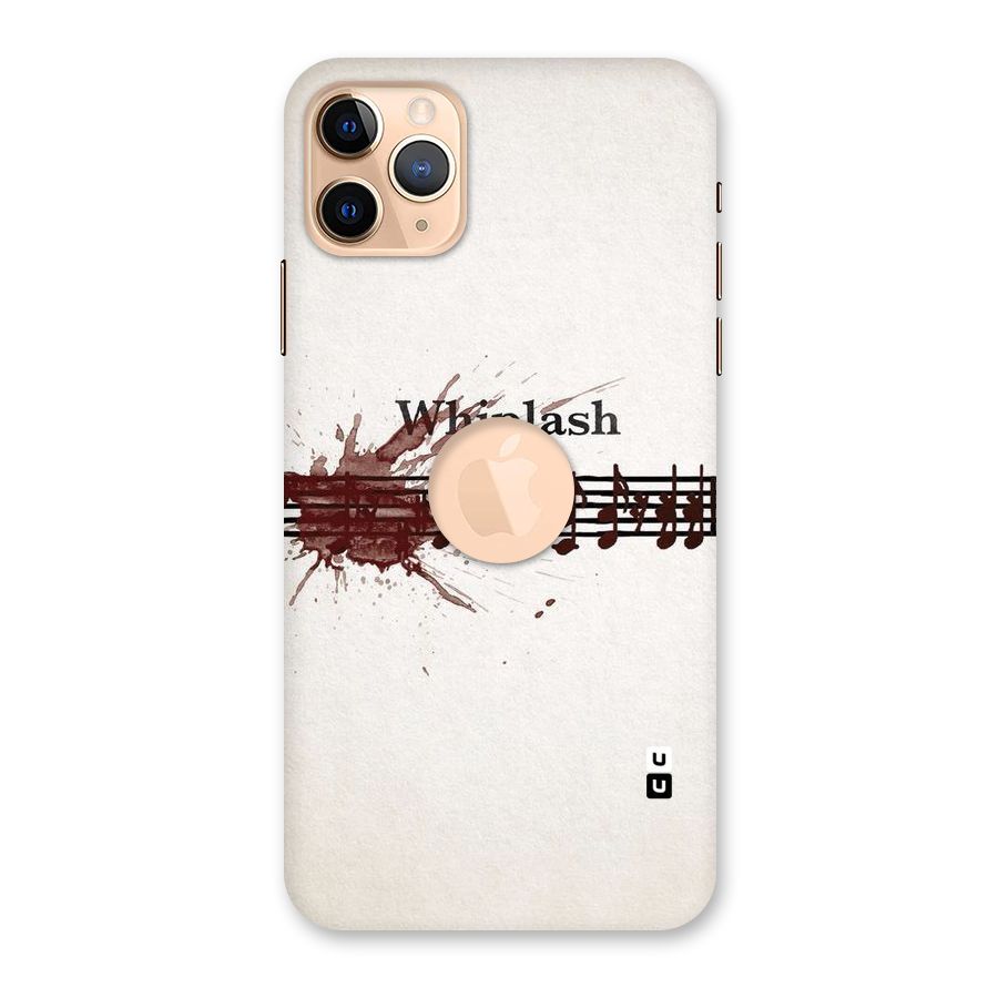 Music Notes Splash Back Case for iPhone 11 Pro Max Logo Cut