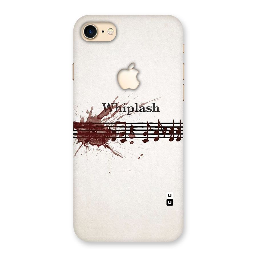 Music Notes Splash Back Case for iPhone 7 Apple Cut