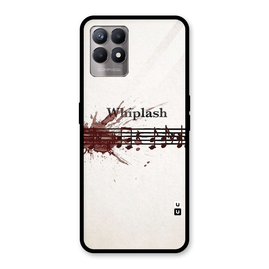 Music Notes Splash Glass Back Case for Realme Narzo 50