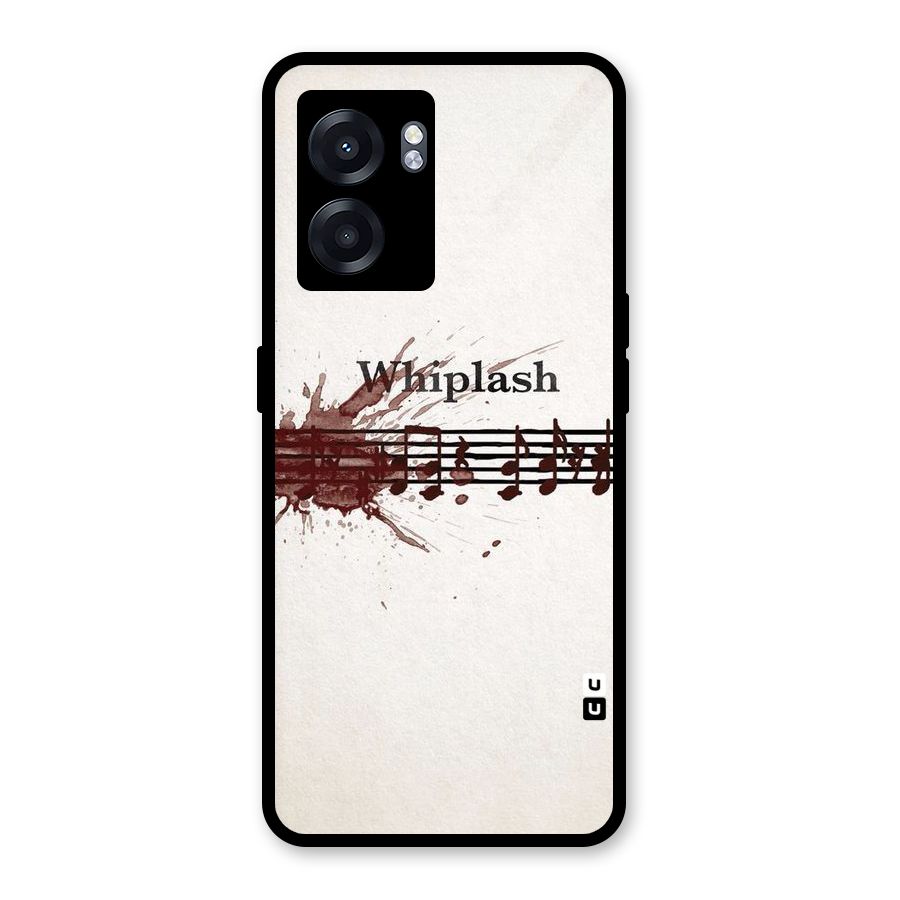 Music Notes Splash Glass Back Case for Realme Narzo 50 5G