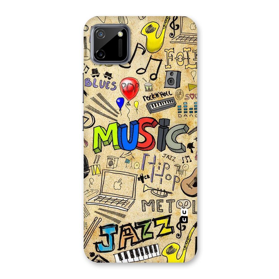 Music Pattern Back Case for Realme C11