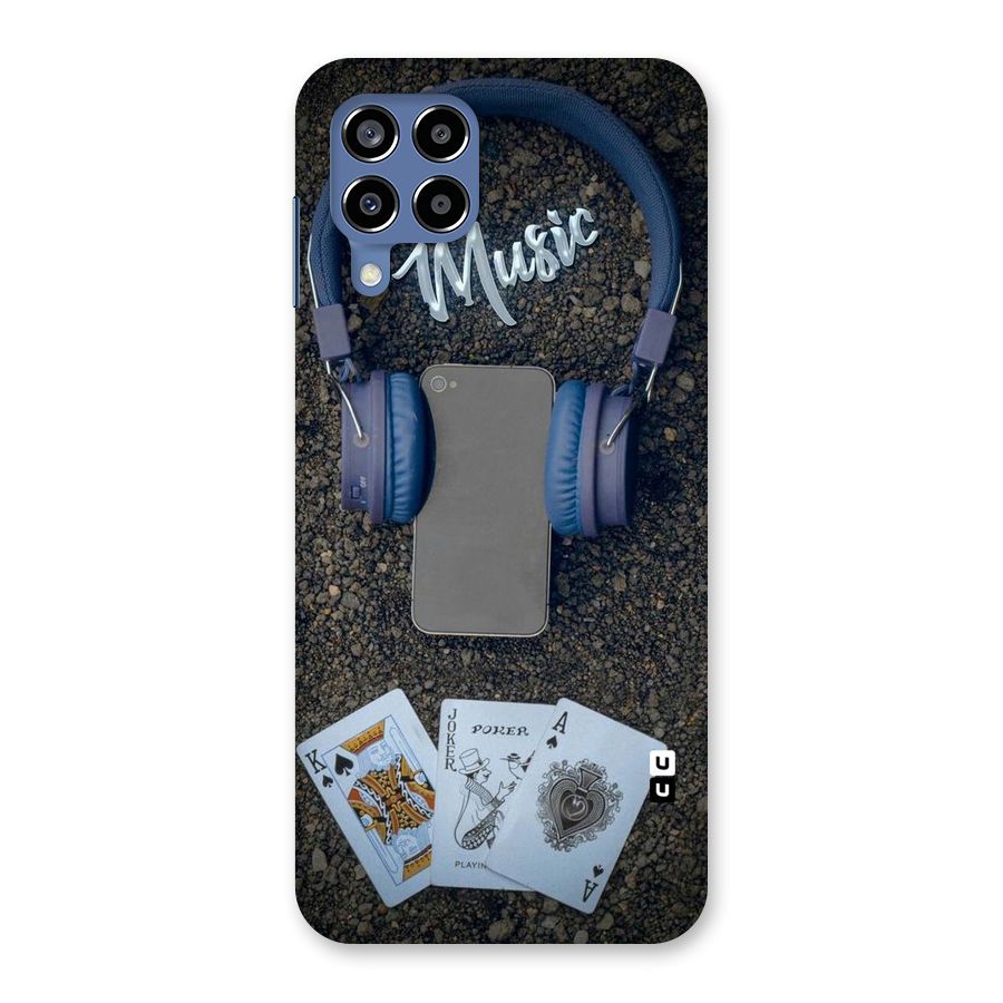 Music Power Cards Back Case for Galaxy M53 5G