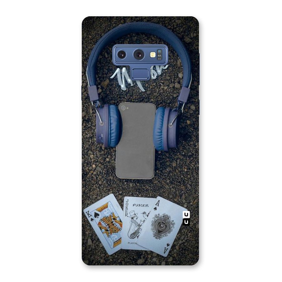 Music Power Cards Back Case for Galaxy Note 9