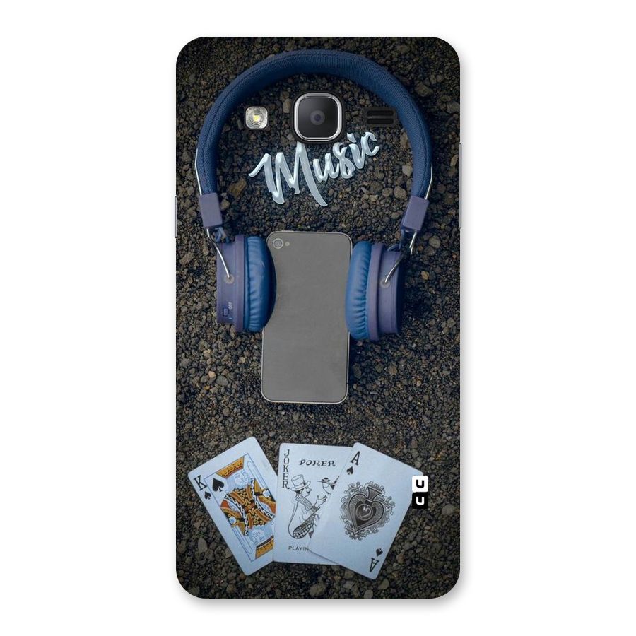 Music Power Cards Back Case for Galaxy On7 2015