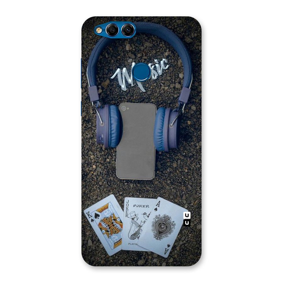 Music Power Cards Back Case for Honor 7X