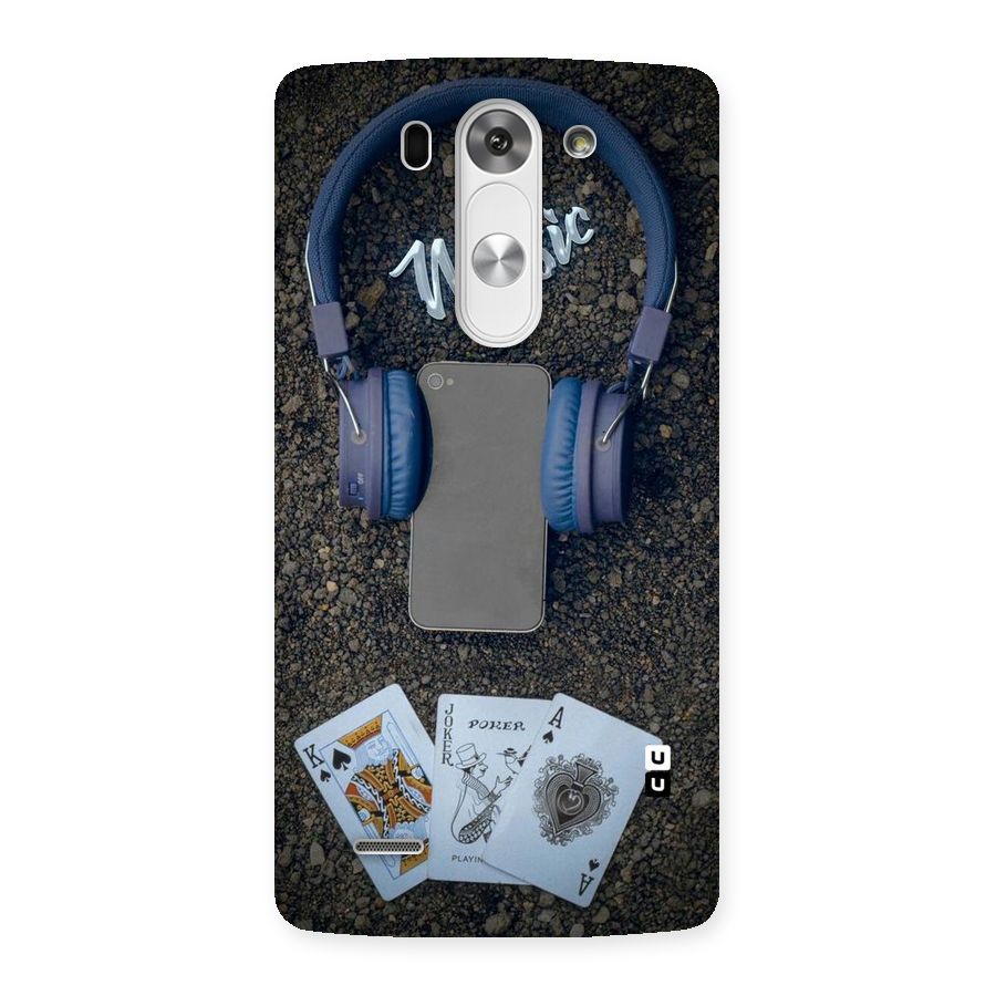 Music Power Cards Back Case for LG G3 Mini