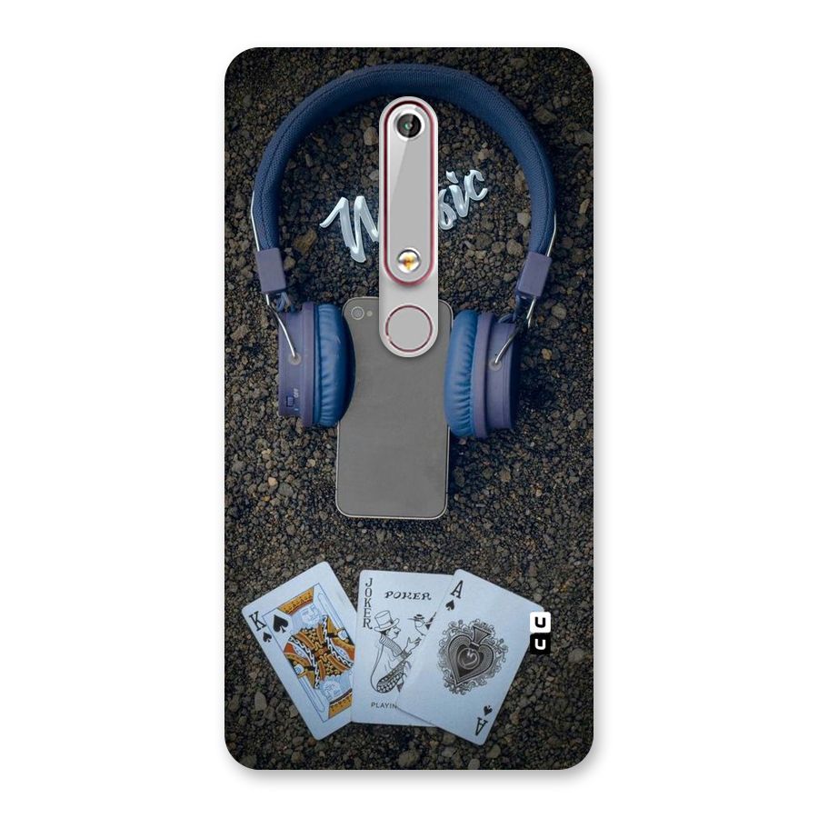 Music Power Cards Back Case for Nokia 6.1