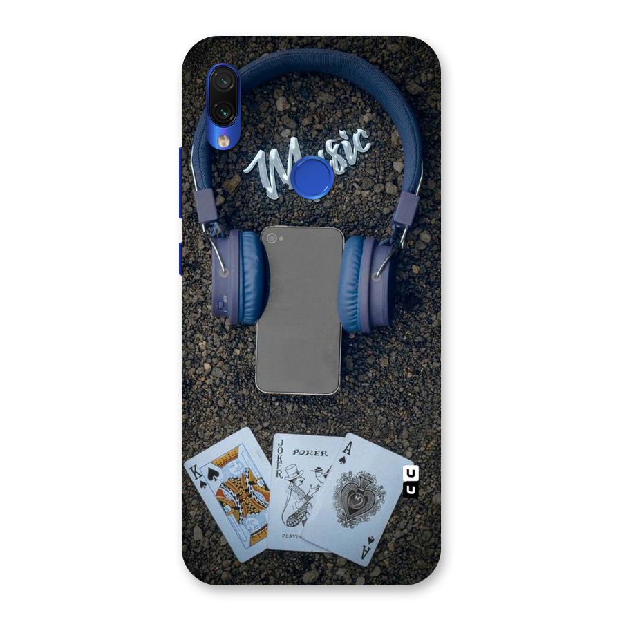 Music Power Cards Back Case for Redmi Note 7S