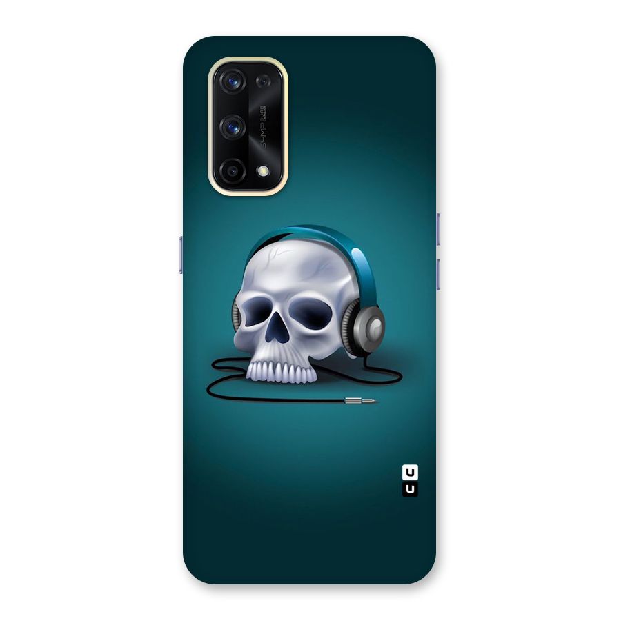 Music Skull Glass Back Case for Realme X7 Pro