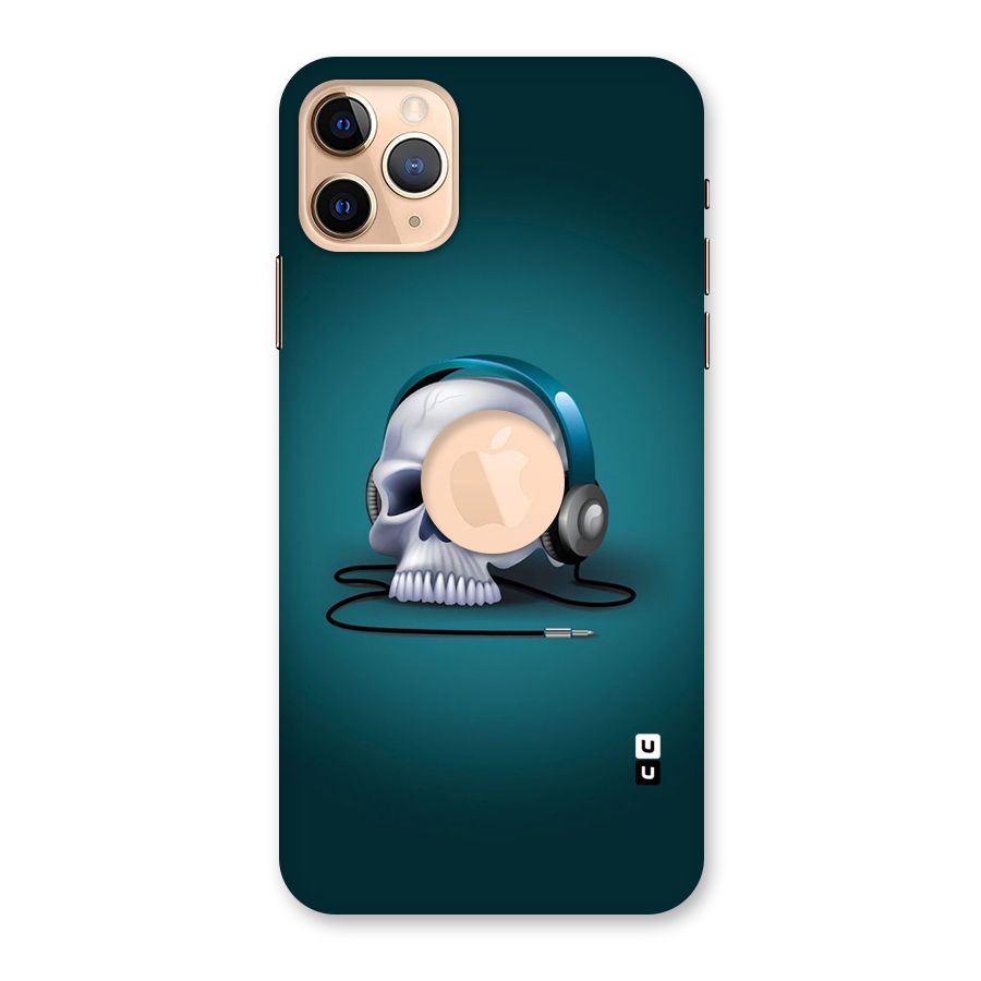 Music Skull Back Case for iPhone 11 Pro Max Logo Cut