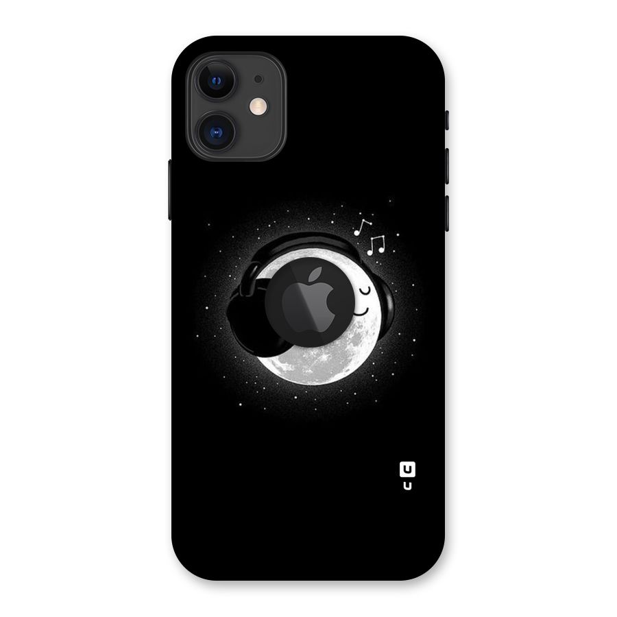 Music World Enjoying Back Case for iPhone 11 Logo Cut