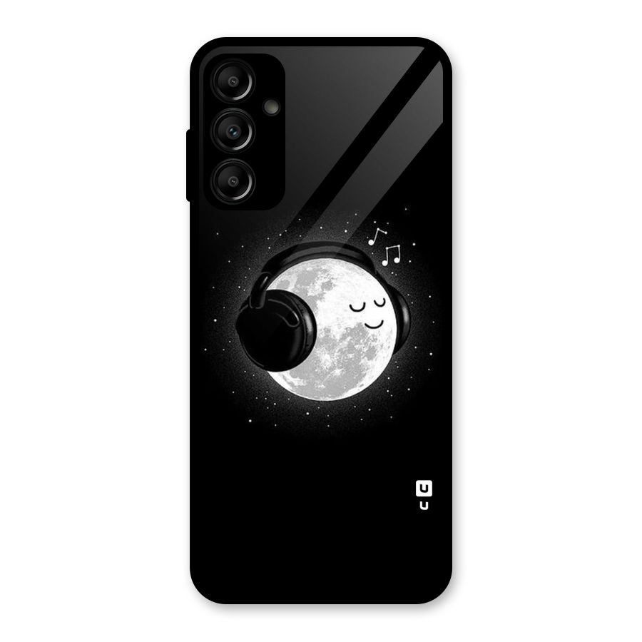 Music World Enjoying Glass Back Case for Galaxy A14 5G