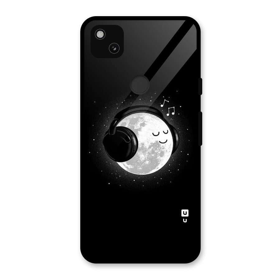 Music World Enjoying Glass Back Case for Google Pixel 4a