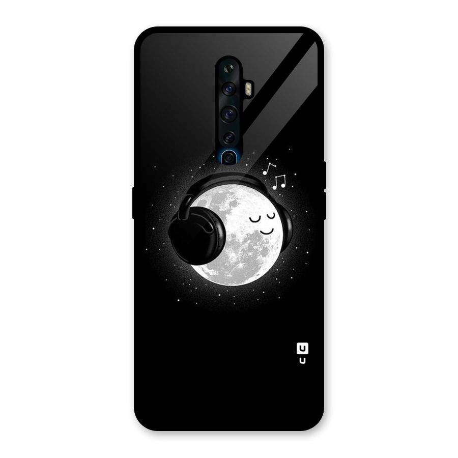 Music World Enjoying Glass Back Case for Oppo Reno2 F