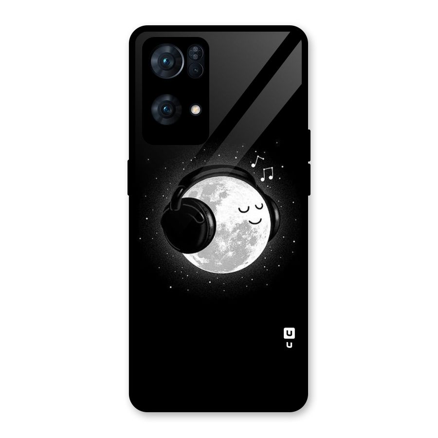 Music World Enjoying Glass Back Case for Oppo Reno7 Pro 5G