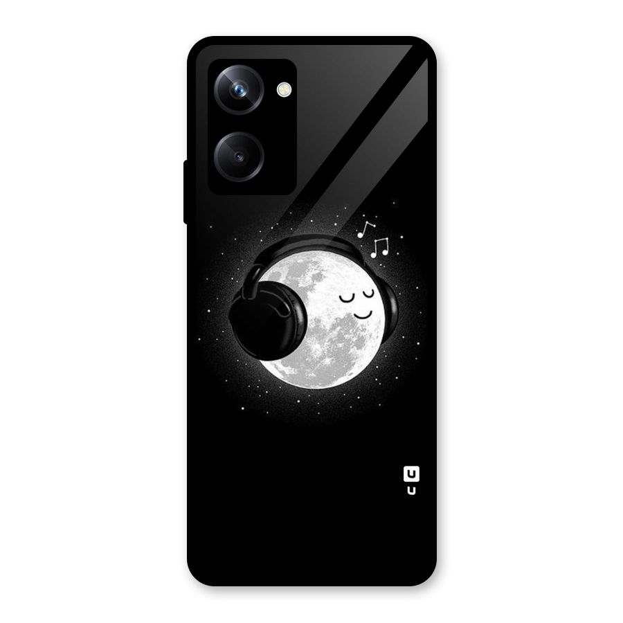Music World Enjoying Glass Back Case for Realme 10 Pro