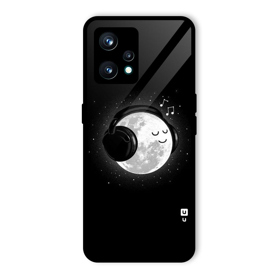 Music World Enjoying Glass Back Case for Realme 9 Pro Plus 5G