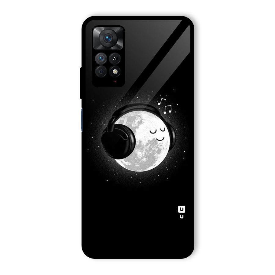 Music World Enjoying Glass Back Case for Redmi Note 11 Pro Plus 5G