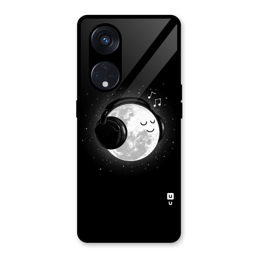 Music World Enjoying Glass Back Case for Reno8 T 5G