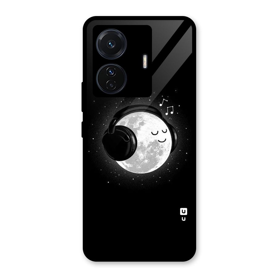 Music World Enjoying Glass Back Case for Vivo T1 Pro