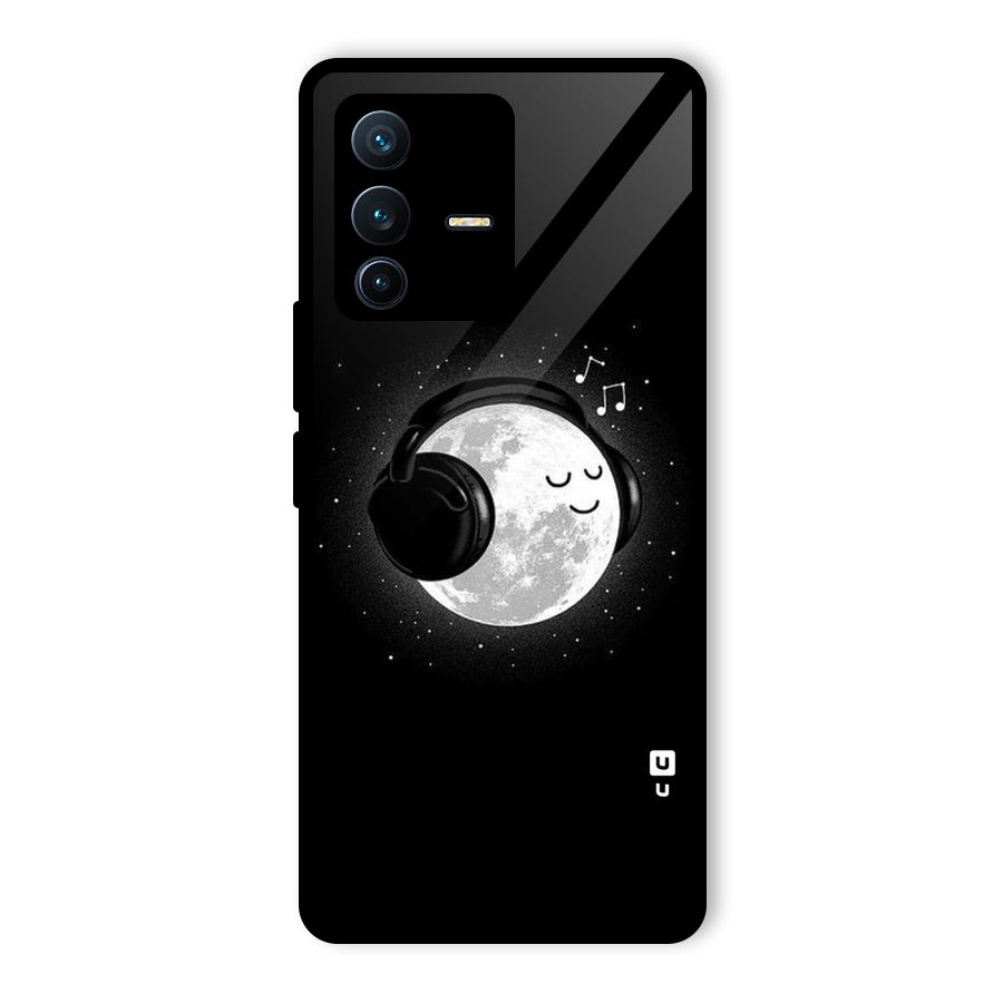 Music World Enjoying Glass Back Case for Vivo V23 Pro