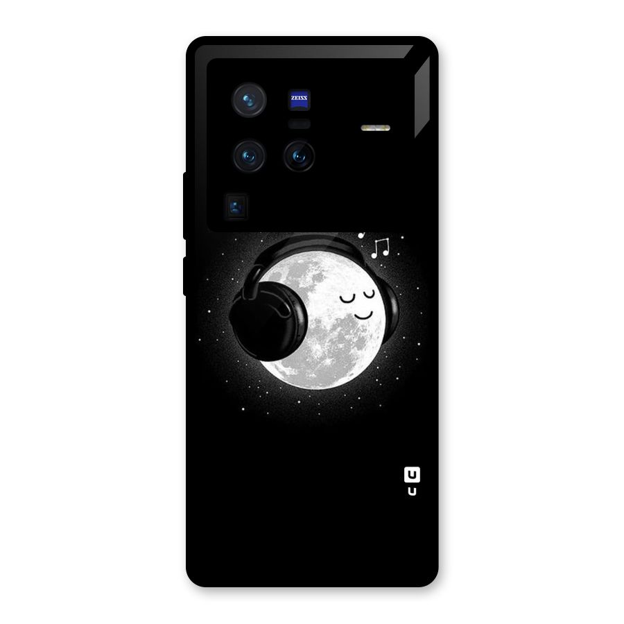 Music World Enjoying Glass Back Case for Vivo X80 Pro