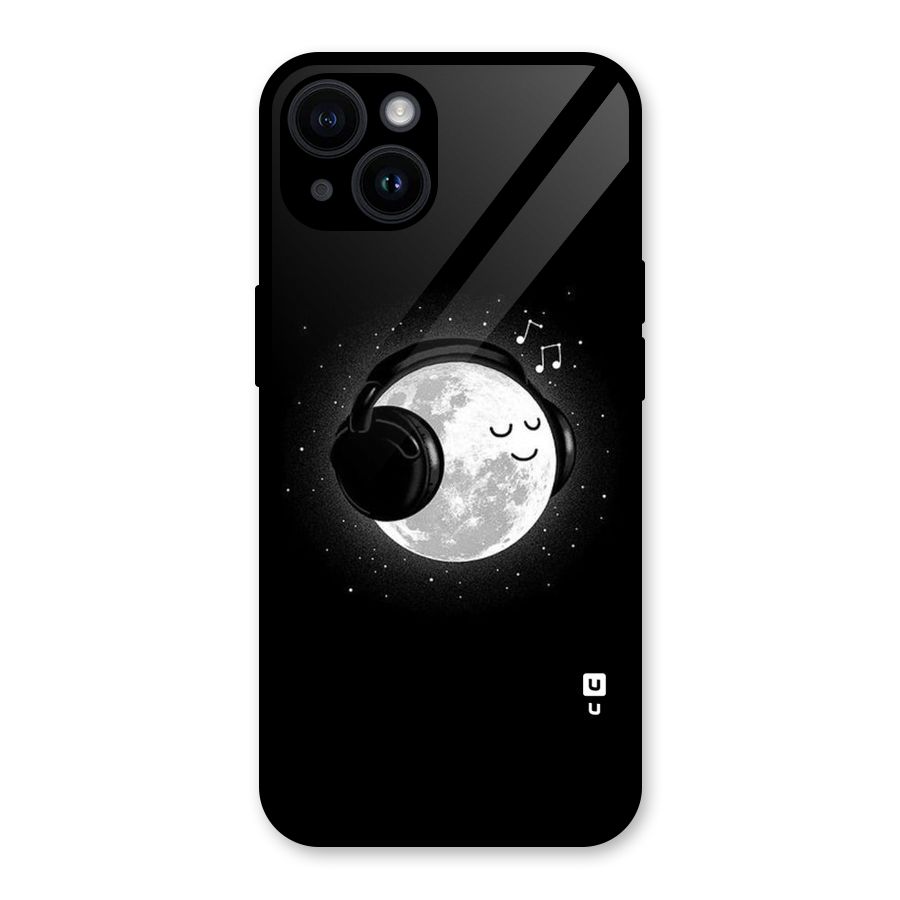 Music World Enjoying Glass Back Case for iPhone 14