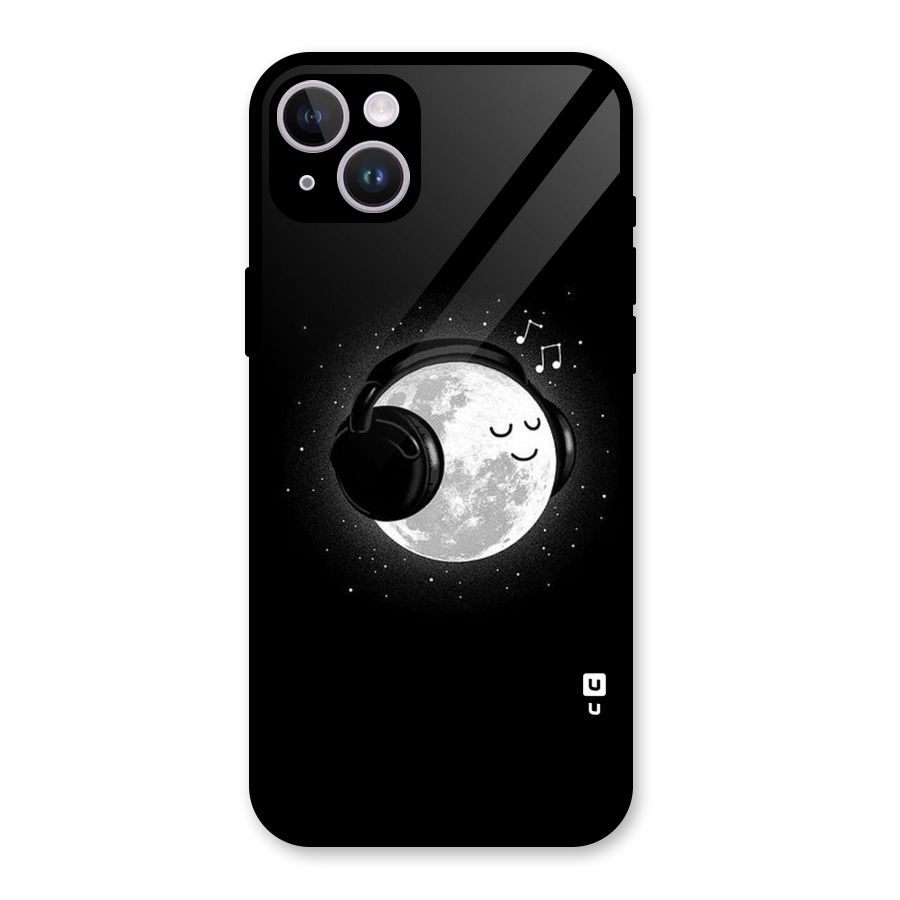 Music World Enjoying Glass Back Case for iPhone 14 Plus