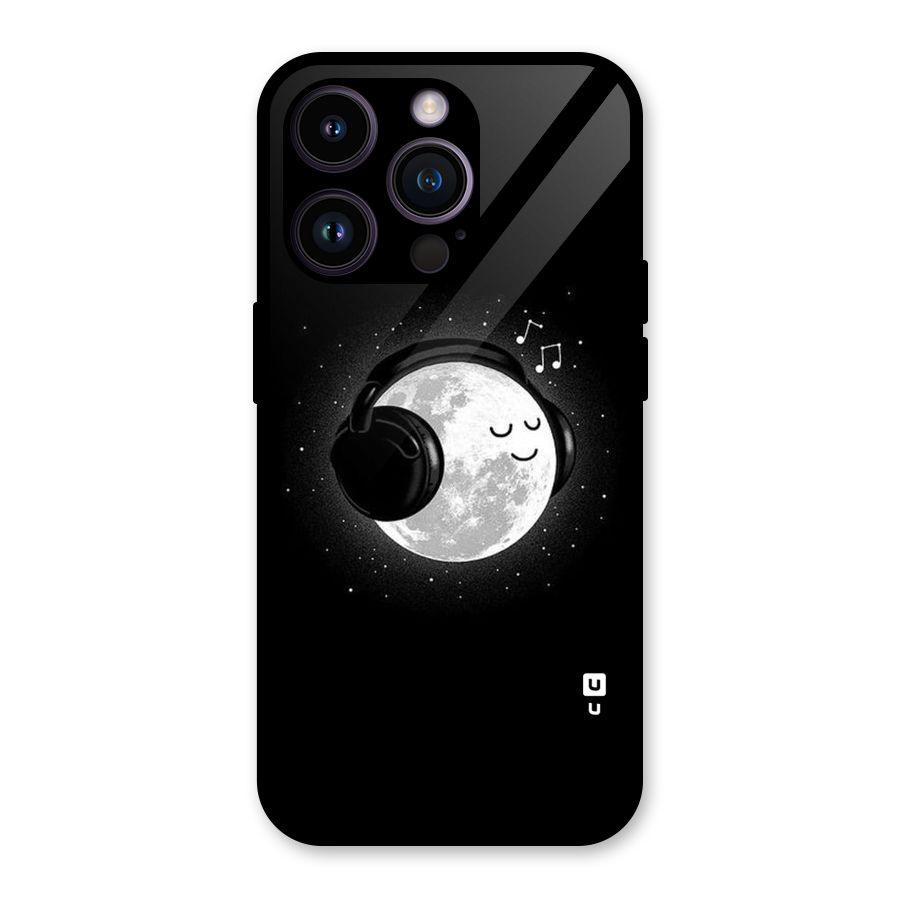 Music World Enjoying Glass Back Case for iPhone 14 Pro