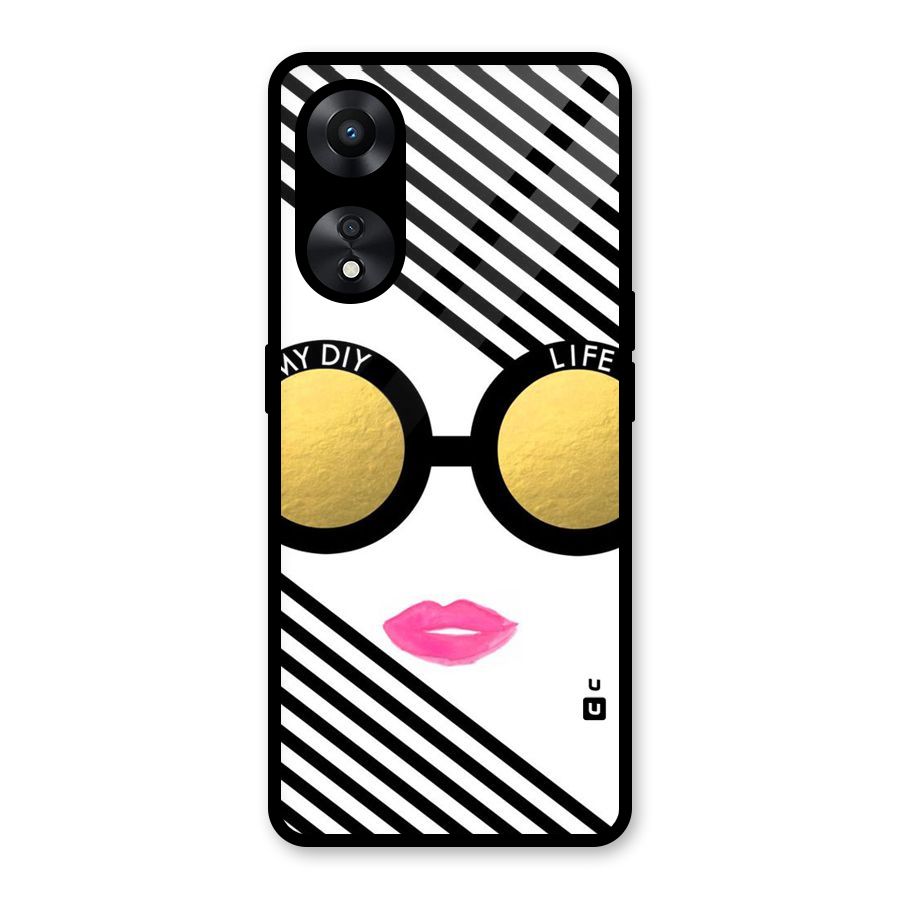 My DIY Life Glass Back Case for Oppo A78