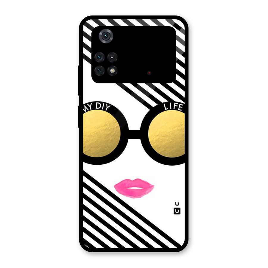 My DIY Life Glass Back Case for Poco M4 Pro 4G