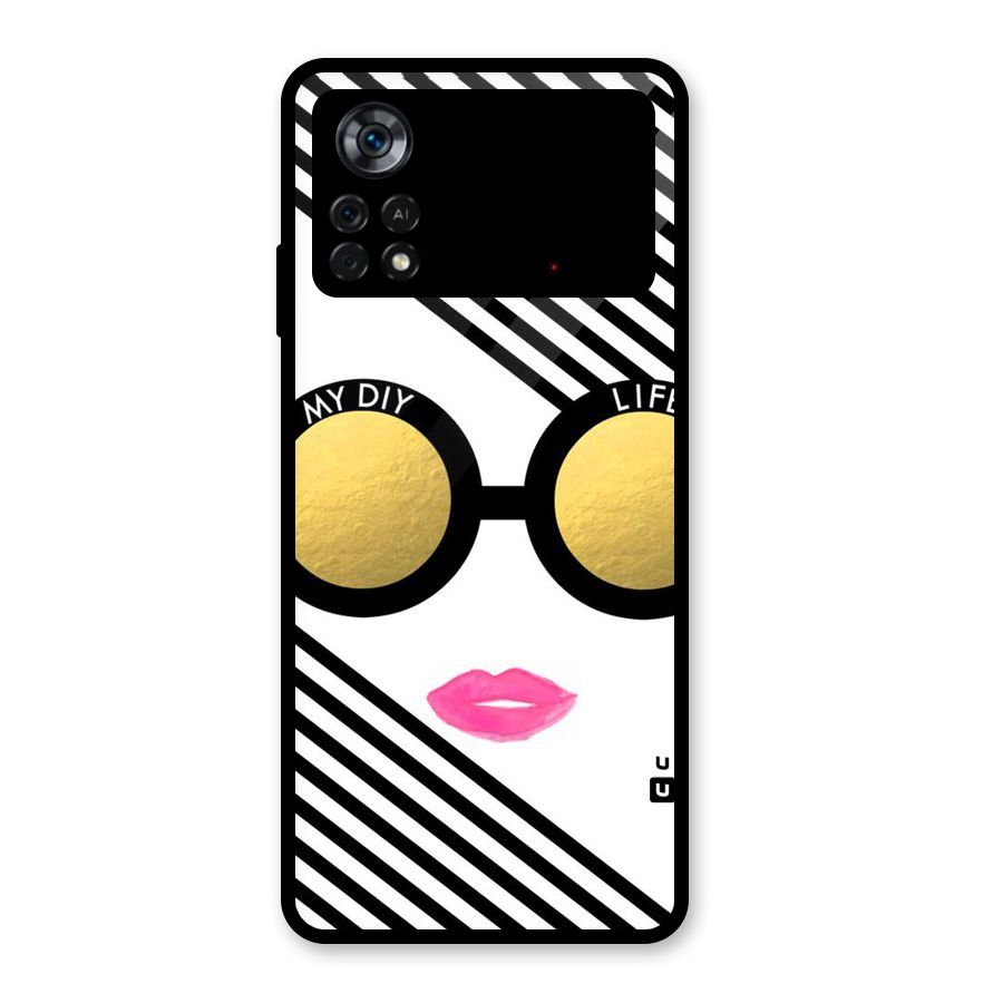 My DIY Life Glass Back Case for Poco X4 Pro 5G