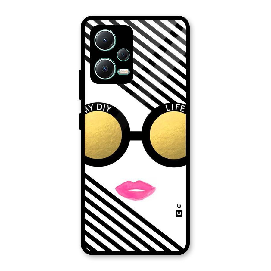 My DIY Life Glass Back Case for Redmi Note 12 5G