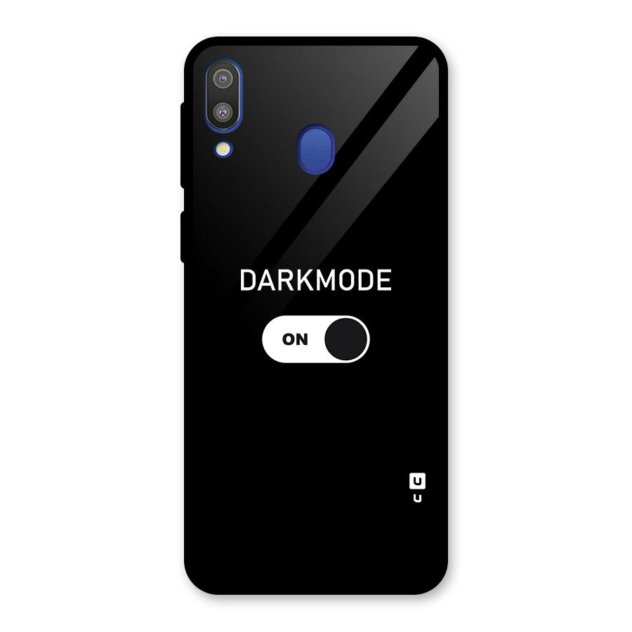 My Darkmode On Glass Back Case for Galaxy M20