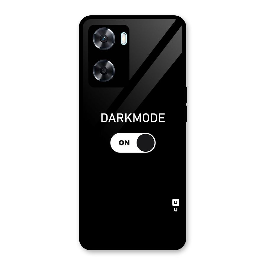 My Darkmode On Glass Back Case for Oppo A77