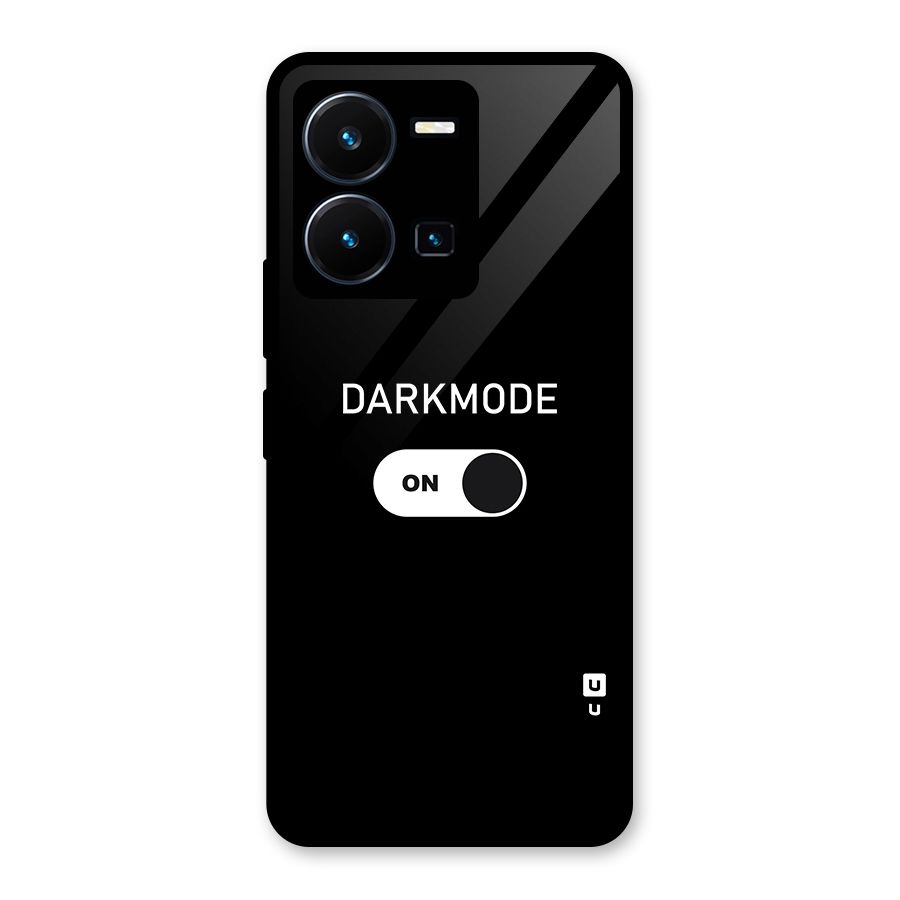 My Darkmode On Glass Back Case for Vivo Y35